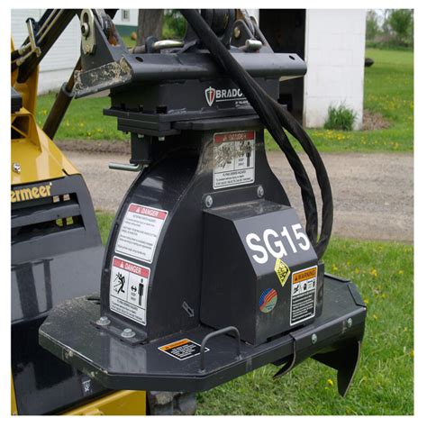 bradco skid steer stump grinder|skid steer attachments stump grinder.